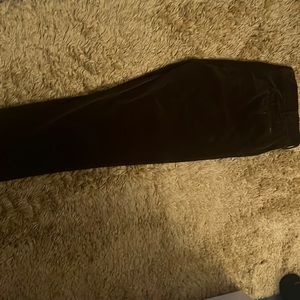 These are classic fit brown corduroy pants